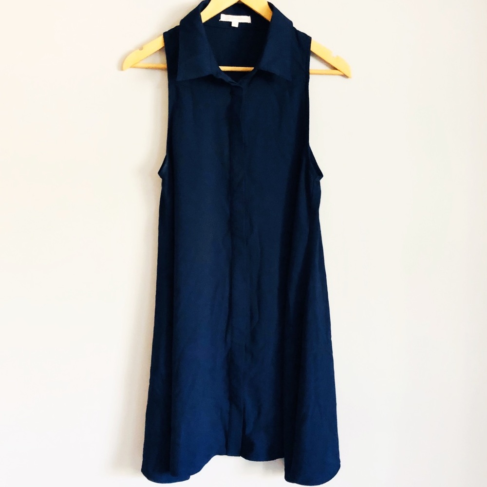 ASOS | NWOT Sleeveless Button Shirt Dress